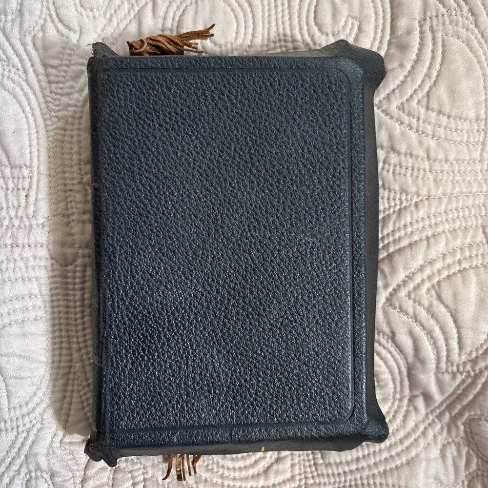 Vintage 1920's Leather Teachers Edition Holy Bible Thomas Nelson & Sons